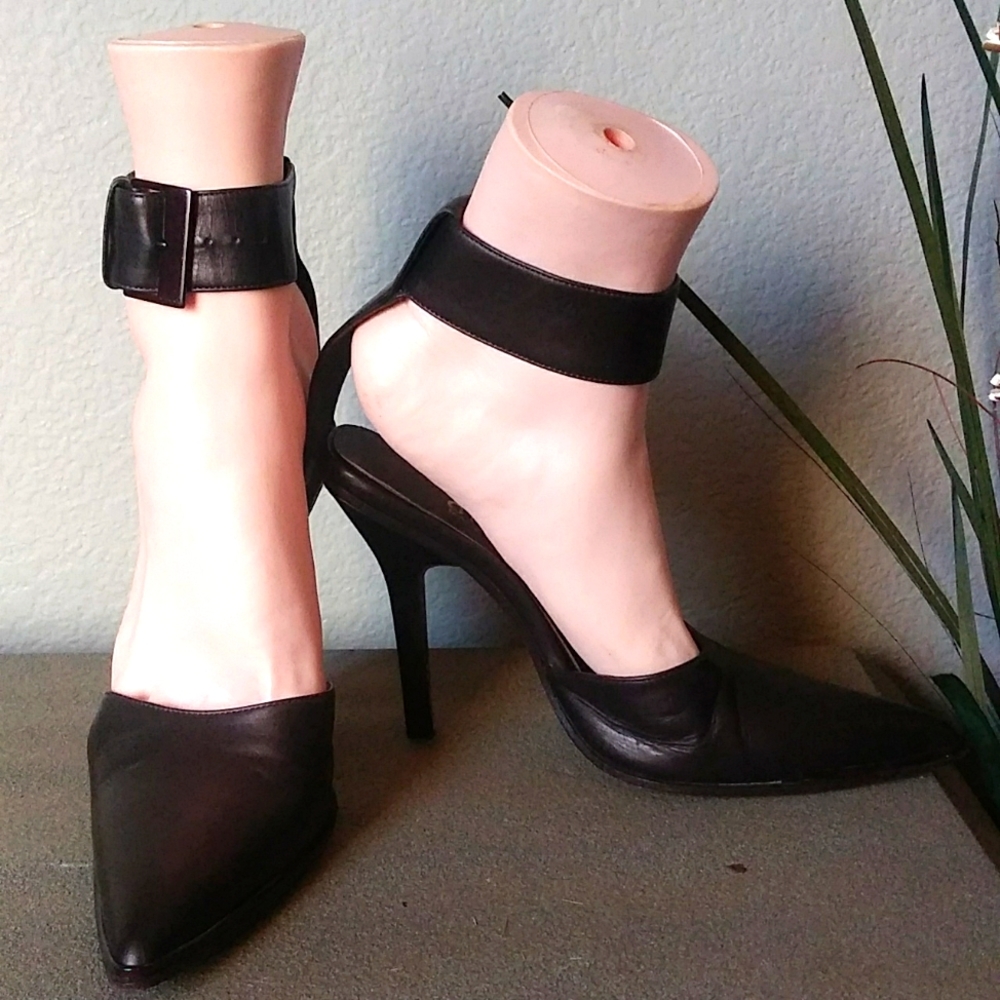 GUCCI Italy -  Copper Brown Slingback Heels. 6B